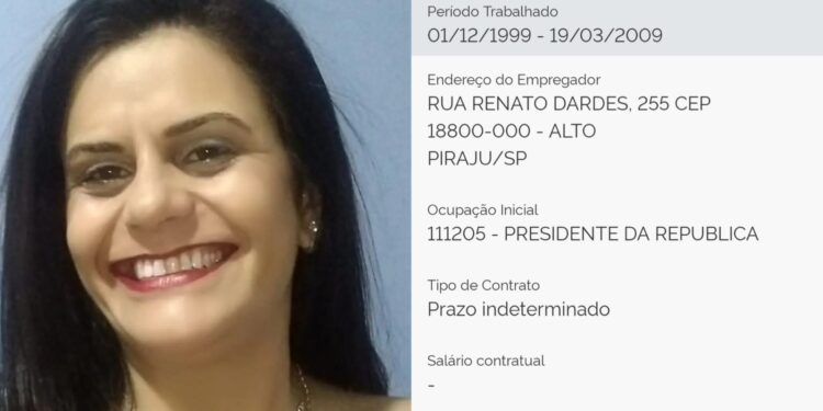 Analista contábil do interior de SP teve cargo de ‘presidente da República’ registrado na carteira de trabalho durante 10 anos