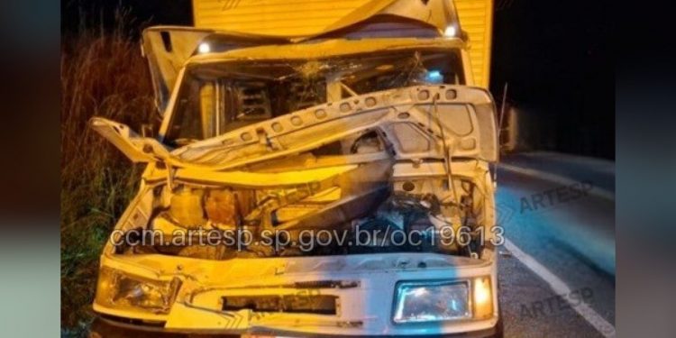 Homem fica gravemente ferido e cavalo morre após atropelamento na SP-264 em Pilar do Sul