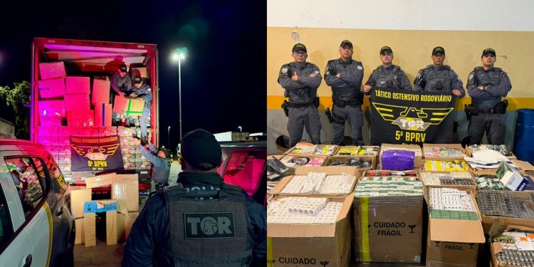Argentino é preso com milhares de remédios, anabolizantes e celulares contrabandeados em rodovia do interior de SP
